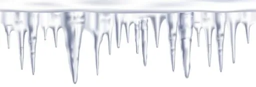 冰柱 PNG免抠(600x206)