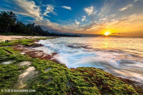 唯美海边景色高清图片