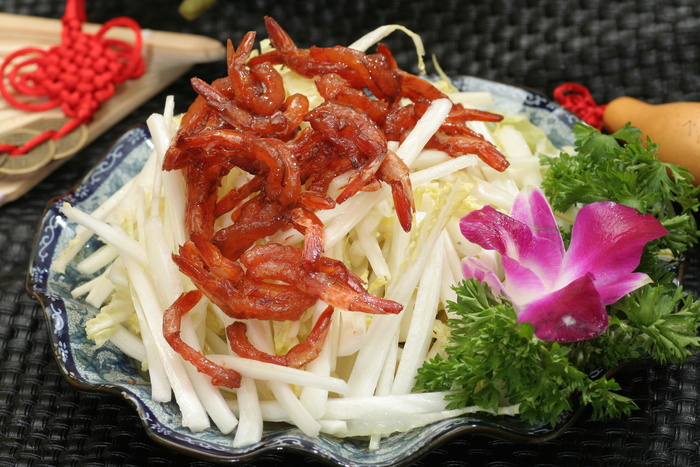 白菜扮虾干