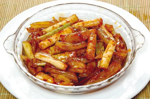 葱烧蹄筋 葱烧蹄筋