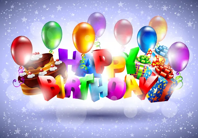 设计儿童生日背景eps,ai矢量模版下载