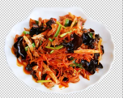 鱼香肉丝免扣素材