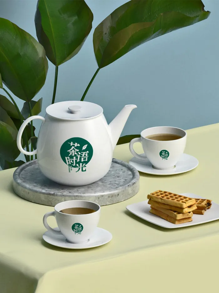 高端品牌茶叶包装盒纸袋智能贴图样机产品效果图展示PSD素材模板psd模版下载