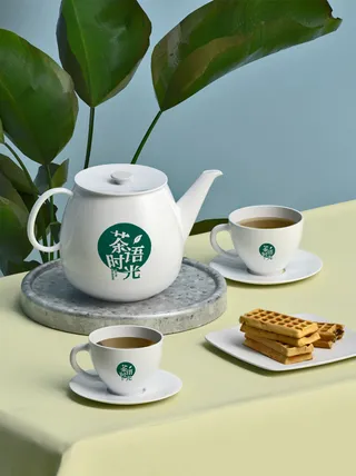 高端品牌茶叶包装盒纸袋智能贴图样机产品效果图展示PSD素材模板