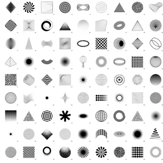 不规则装饰矢量形状
