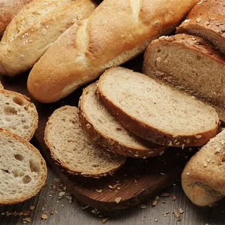 切片的荞麦面包