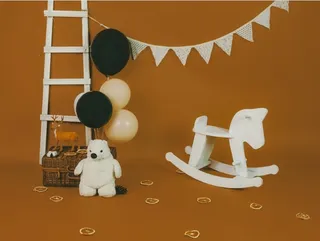 儿童照相拼接背景