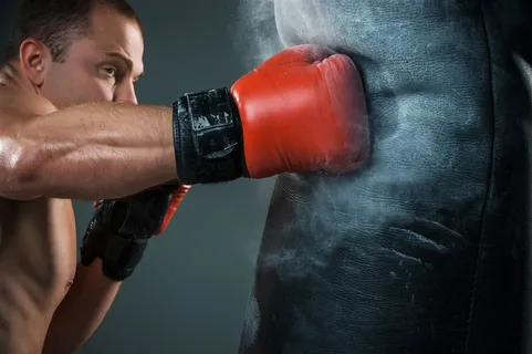 打拳击的人物素材图片 打拳击的人物素材图片