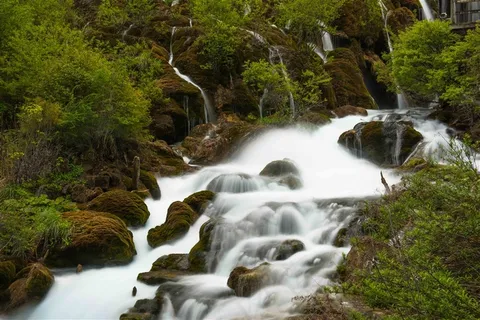 四川九寨沟风景高清素材大图