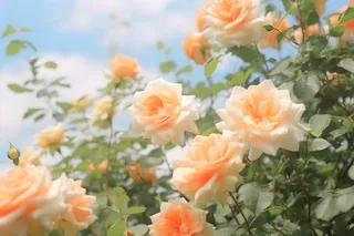 花园玫瑰清新阳光