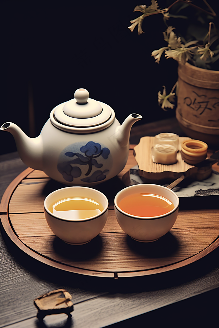 红茶茶文化精美茶具摄影图(2688x4032)