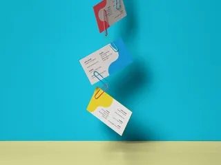 名片样机设计素材