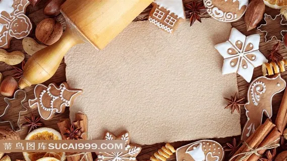 圣诞节美食饼干图片