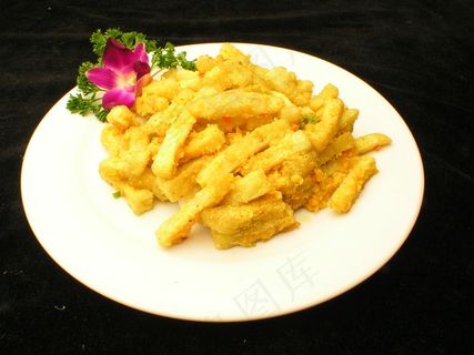 1807咸蛋黄焗茄条 1807咸蛋黄焗茄条