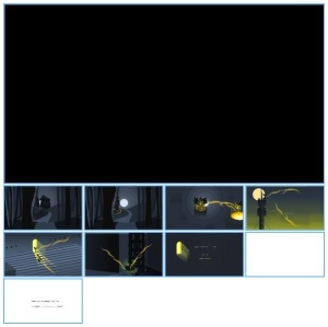 《光》——纯ppt打造意识流作品ppt动画影片模板预览图