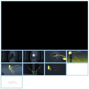 《光》——纯ppt打造意识流作品ppt动画影片模板预览图