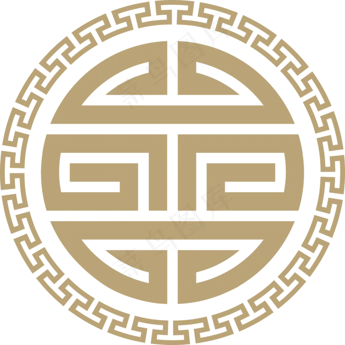 中国风传统吉祥寓意图案古代喜庆祥瑞纹样纹饰PNG免抠
