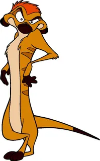 卡通动漫动画狮子王臭鼬矢量图素材