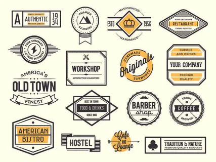 手绘Logo标志素材