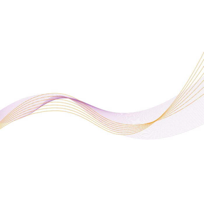 紫橙色波纹渐变线条科技电商免抠png