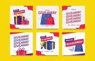 矢量礼物购物袋设计装饰电商图