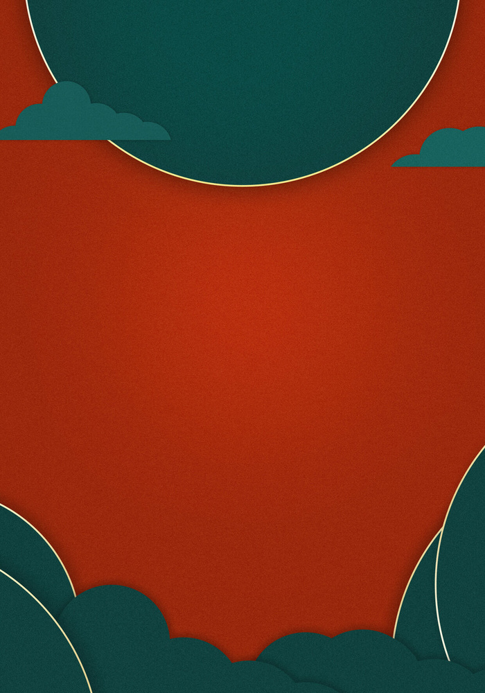 中式古典国潮来袭海报展板宣传背景图PSD设计PS模板素材