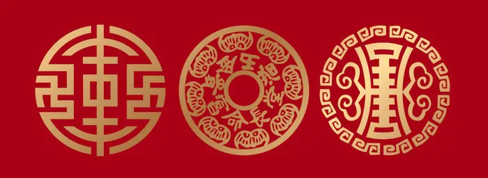 矢量免抠福字cdr矢量模版下载