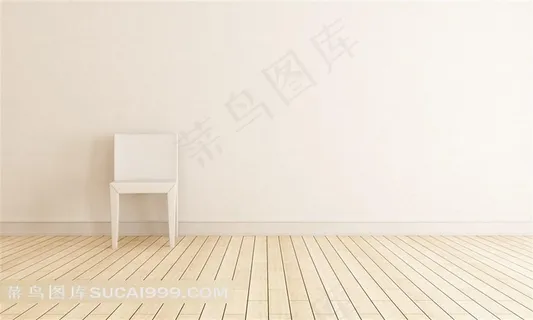 简约木地板和椅子高清图片 简约木地板和椅子高清图片
