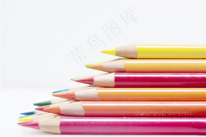 彩色铅笔及唯美铅笔构图高清图片文具图片