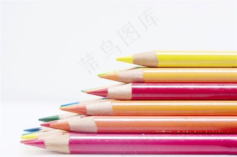 彩色铅笔及唯美铅笔构图高清图片文具图片