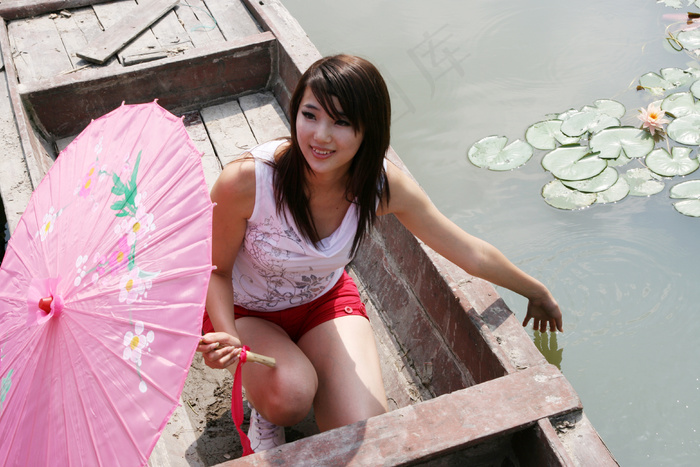 旅游美女素材图片下载