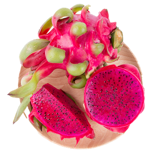A-红心火龙果水果超市商品白底图免抠实物摄影png格式图片透明底
