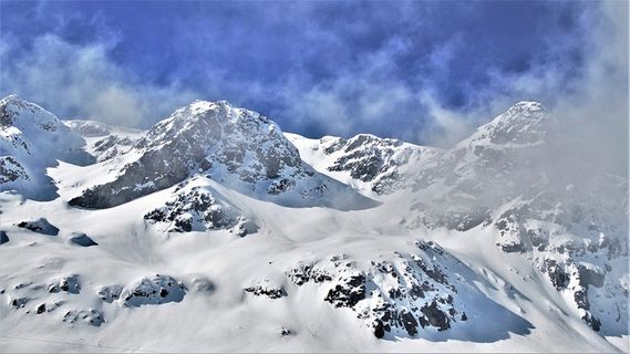 冬天自然背景风景