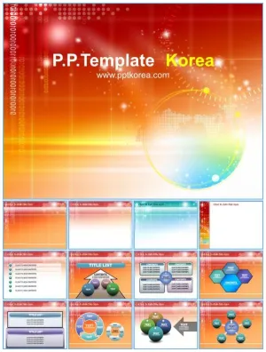 红色喜庆科技工作者工作总结报告ppt模板预览图
