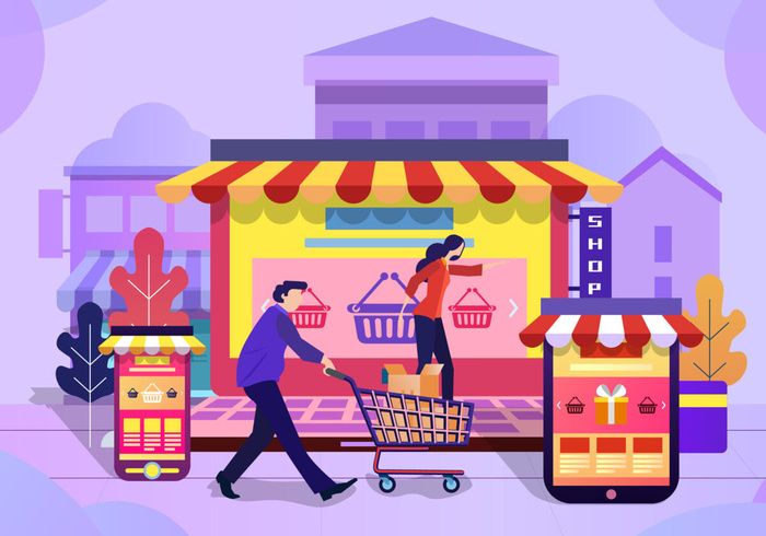 商务2.5D未来科技商务素材