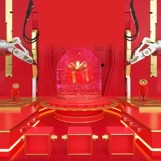 立体C4D场景电商首页主图直通车促销banner海报背景PSD素材