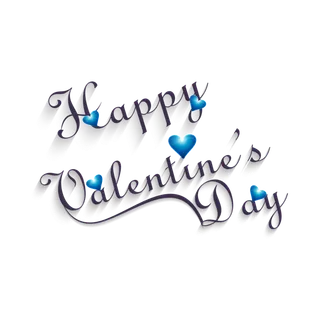 斜体情人节字母