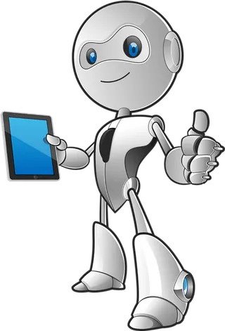 机器人卡通银色简笔少儿兴趣班