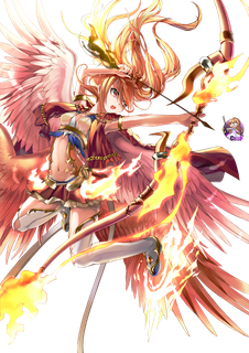 女孩射手卡通简笔