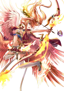 女孩射手卡通简笔