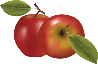 多汁的 苹果 清新 红苹果 水果 免抠
