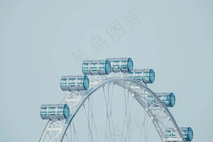 清新唯美摩天轮图片
