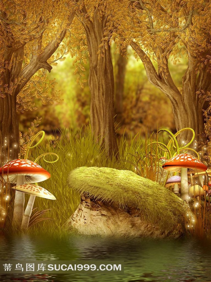 卡通梦幻森林高清图片