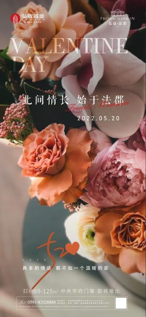 520地产海报模板