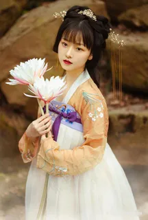 户外写真古装摄影汉服美女图片