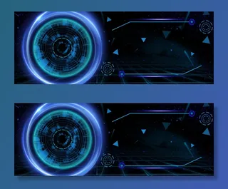 智能科技商务背景