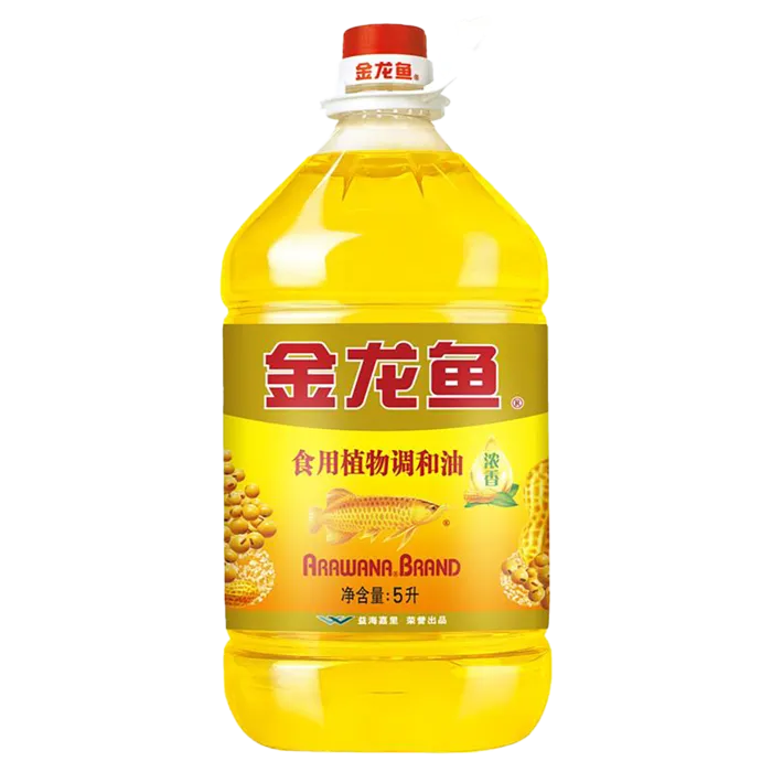 金龙鱼调和油5升 (2)超市商品白底图免抠实物摄影png格式图片透明底