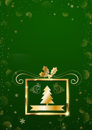 圣诞节礼快快绿色背景
