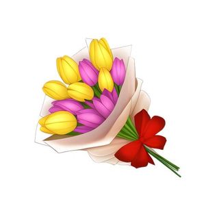 花束手棒花免抠