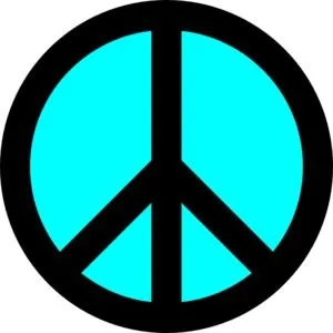 和平符号 PNG免抠(300x300)